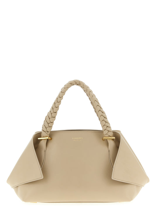 Ferragamo Graue Kalbsleder-Handtasche