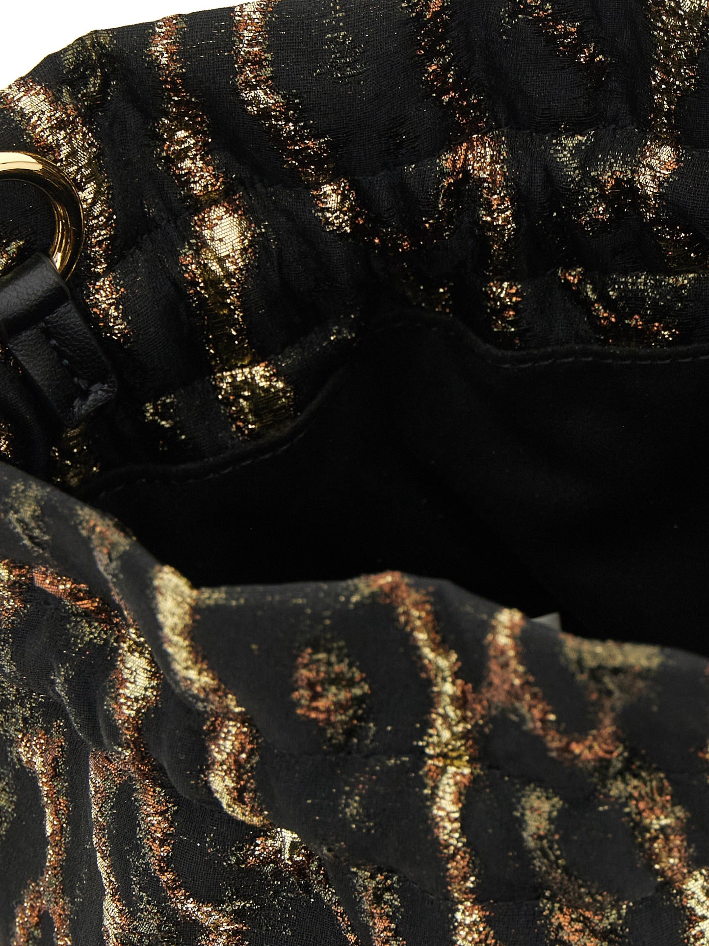 Ganni Braune Clutch aus Polyester