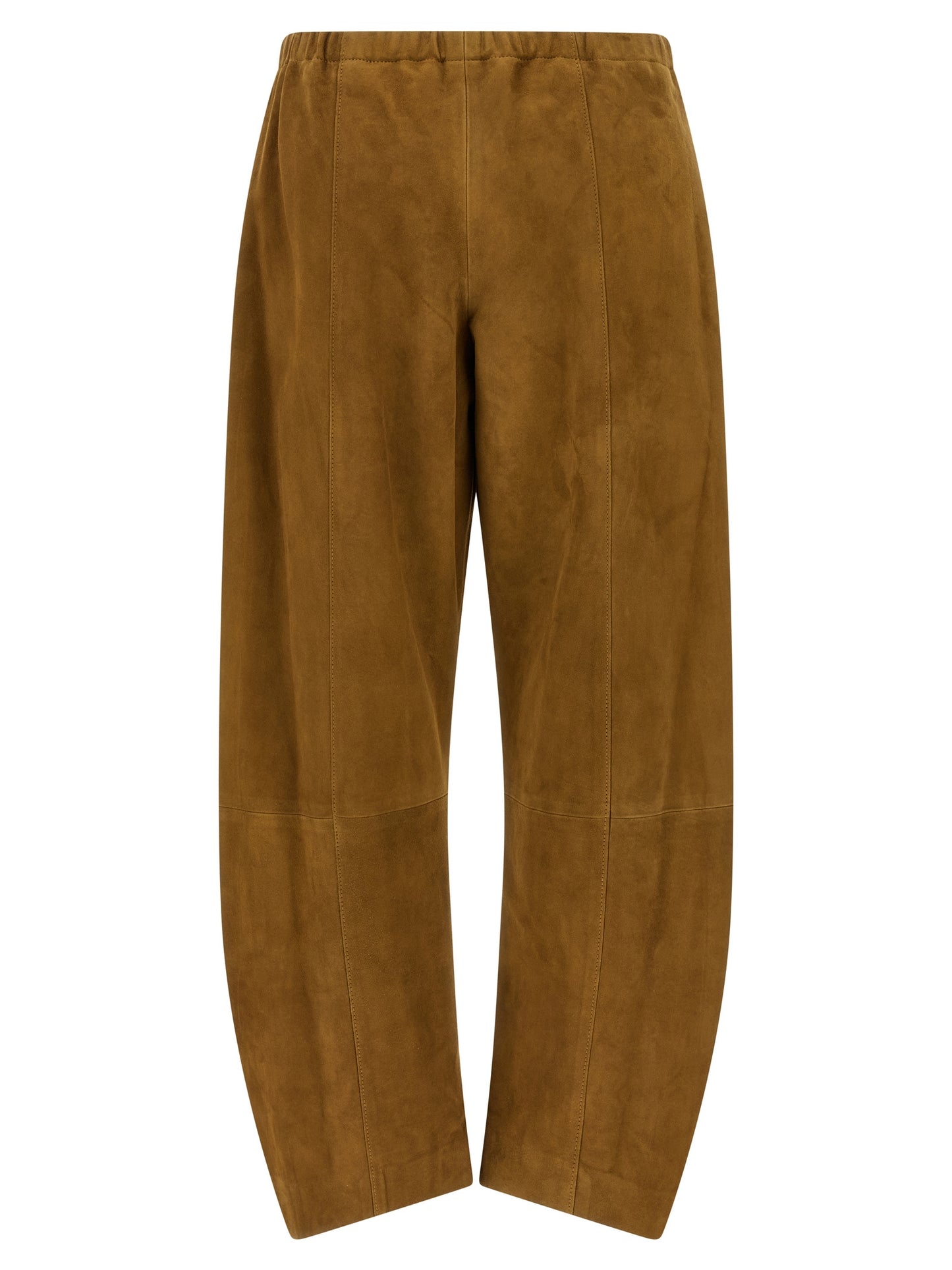 Khaite Braune Lederhose