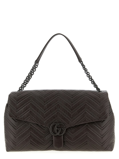 Gucci Braunes Kalbsleder Damen Crossbody Tasche