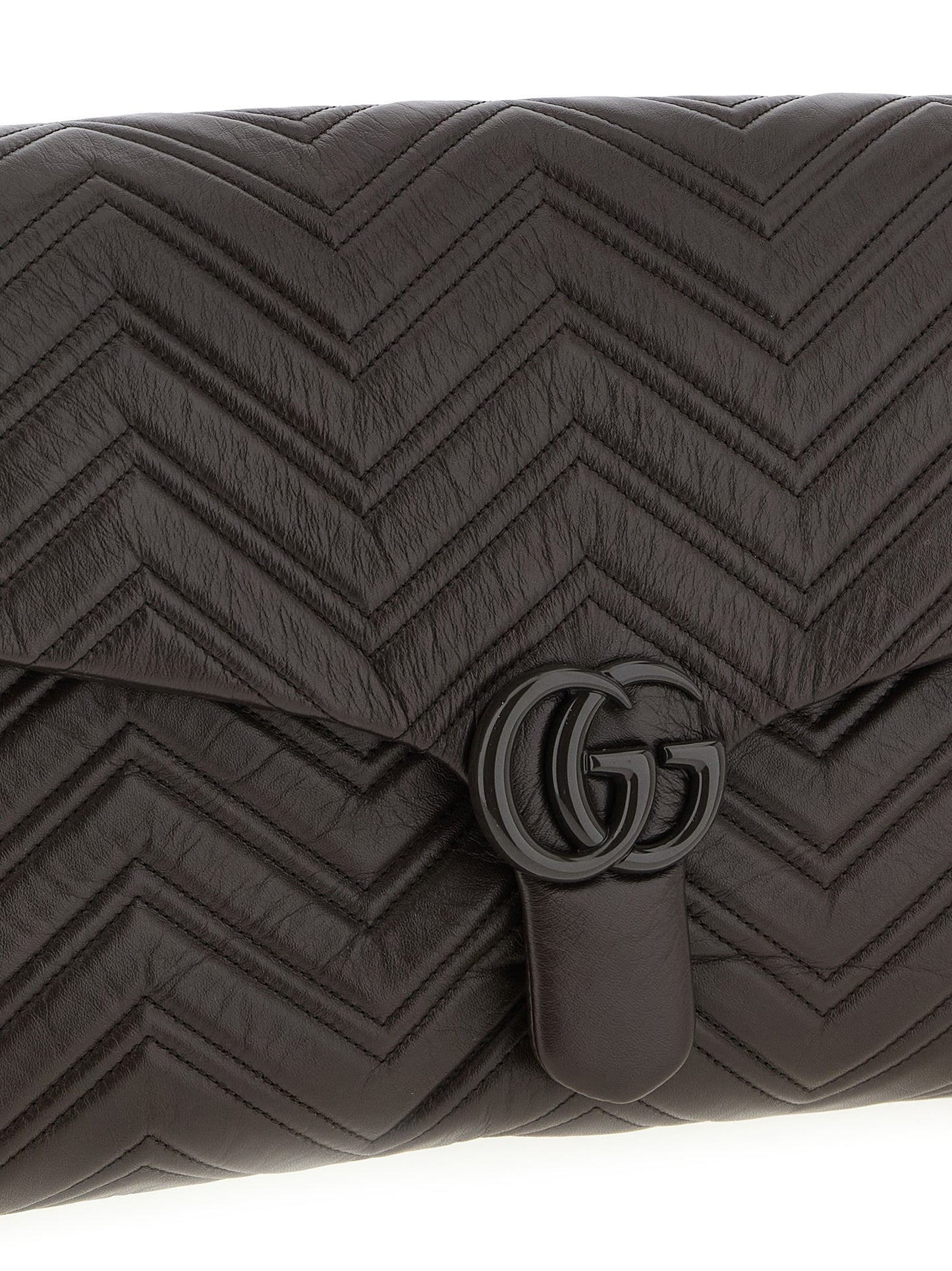 Gucci Braunes Kalbsleder Damen Crossbody Tasche
