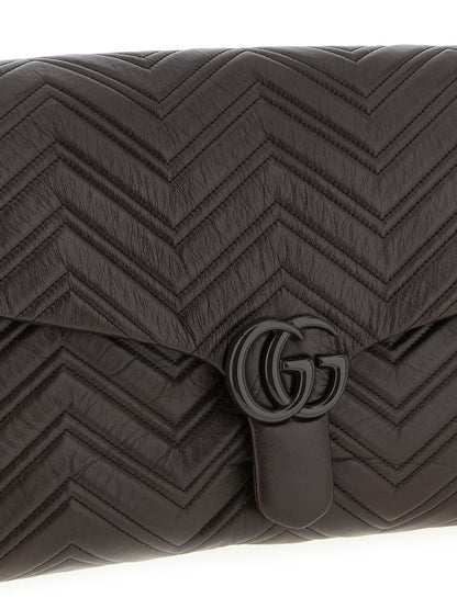 Gucci Braunes Kalbsleder Damen Crossbody Tasche