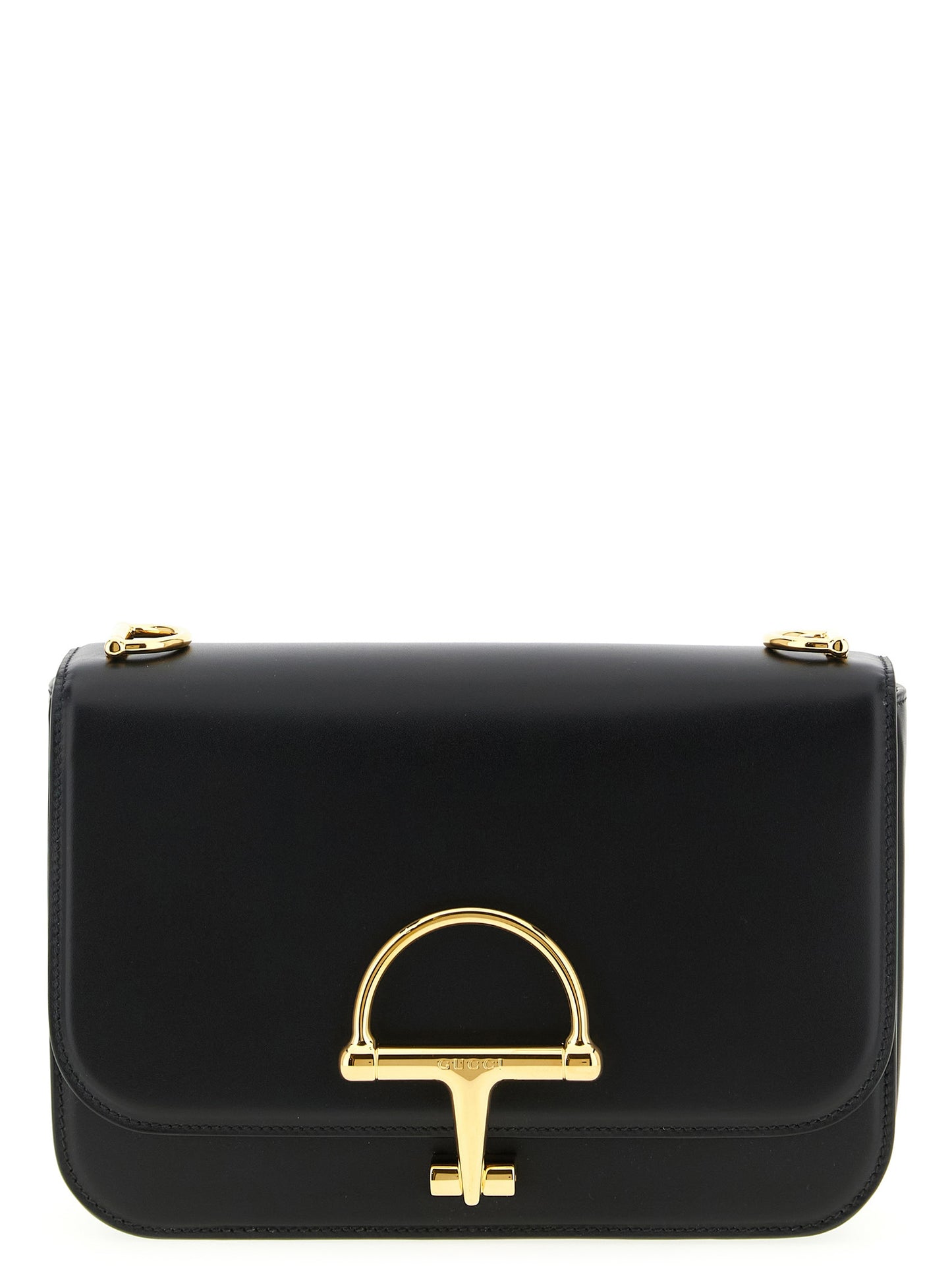 Gucci Schwarze Kalbsleder-Schultertasche