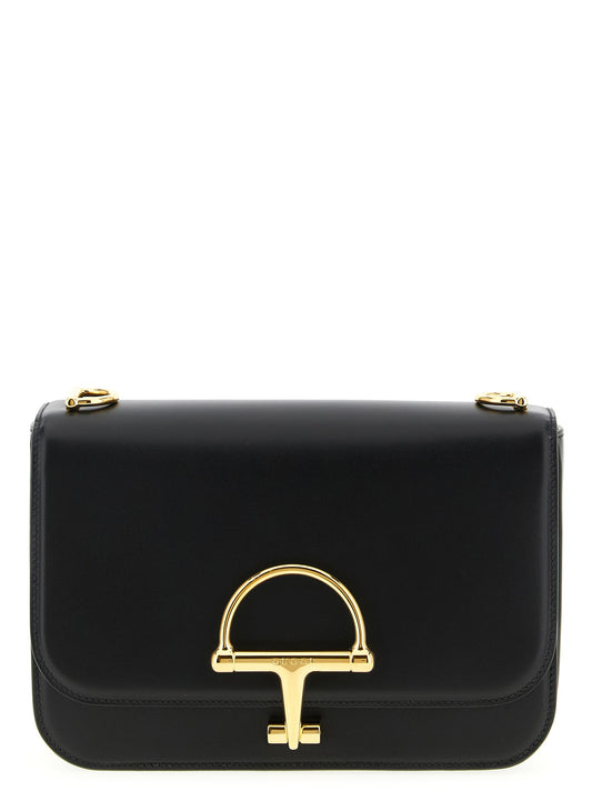 Gucci Schwarze Kalbsleder-Schultertasche
