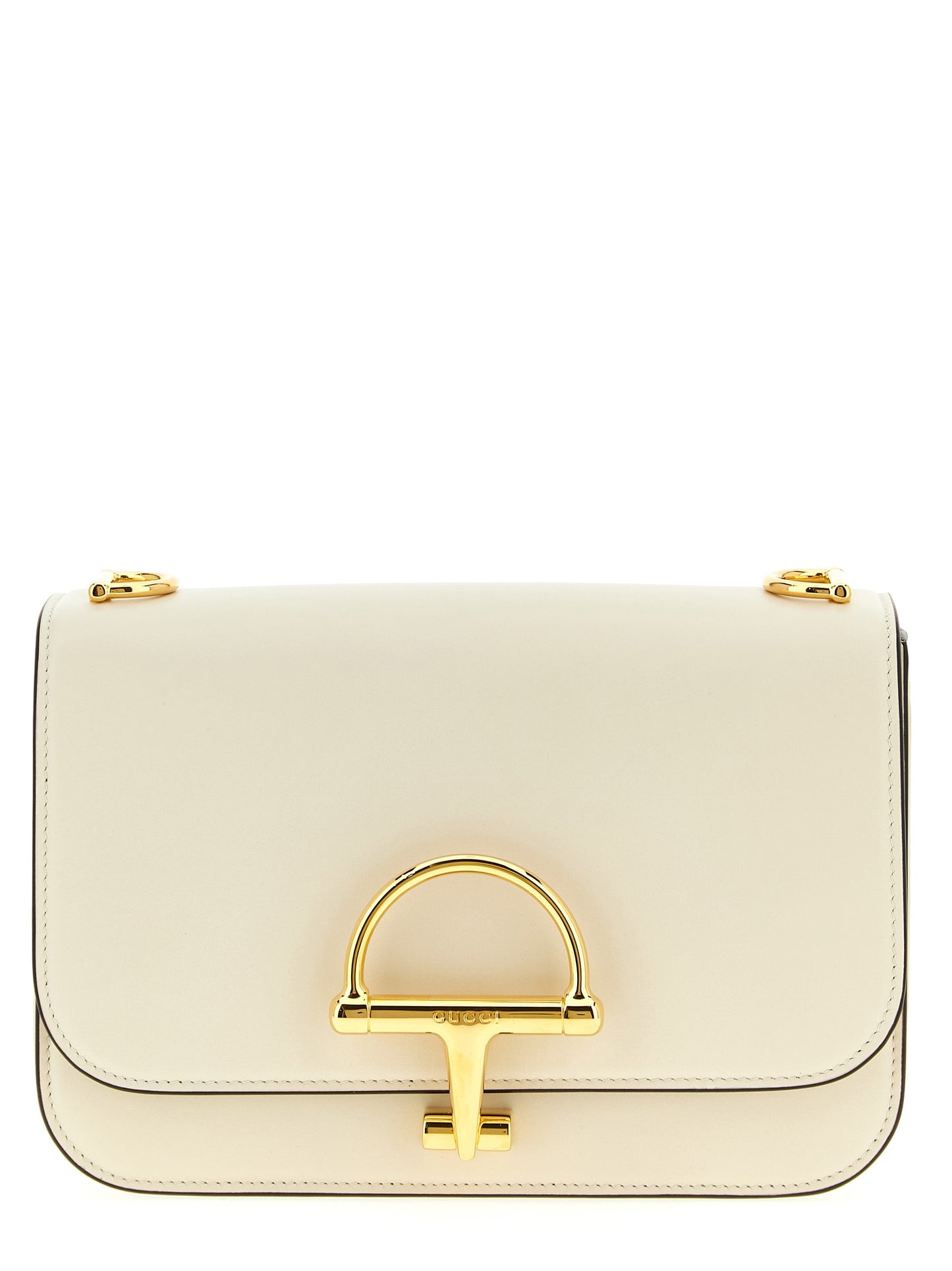 Gucci Weiße Kalbsleder-Schultertasche