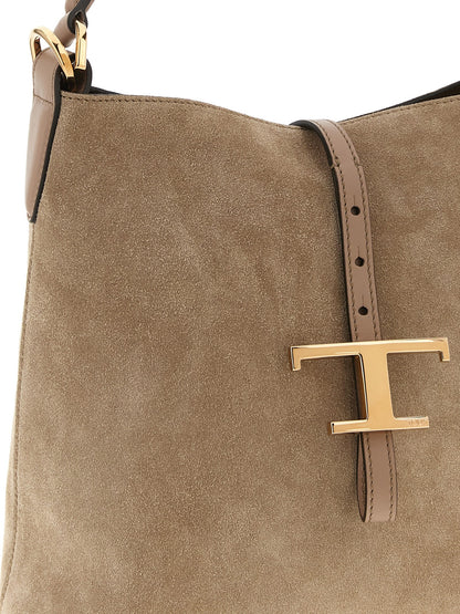 Tod's Beige Kalbsleder Handtasche