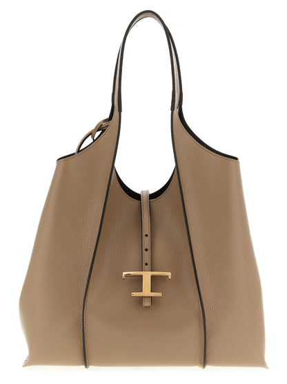 Tod's Beige Kalbsleder-Tote Bag