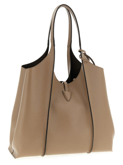 Tod's Beige Kalbsleder-Tote Bag