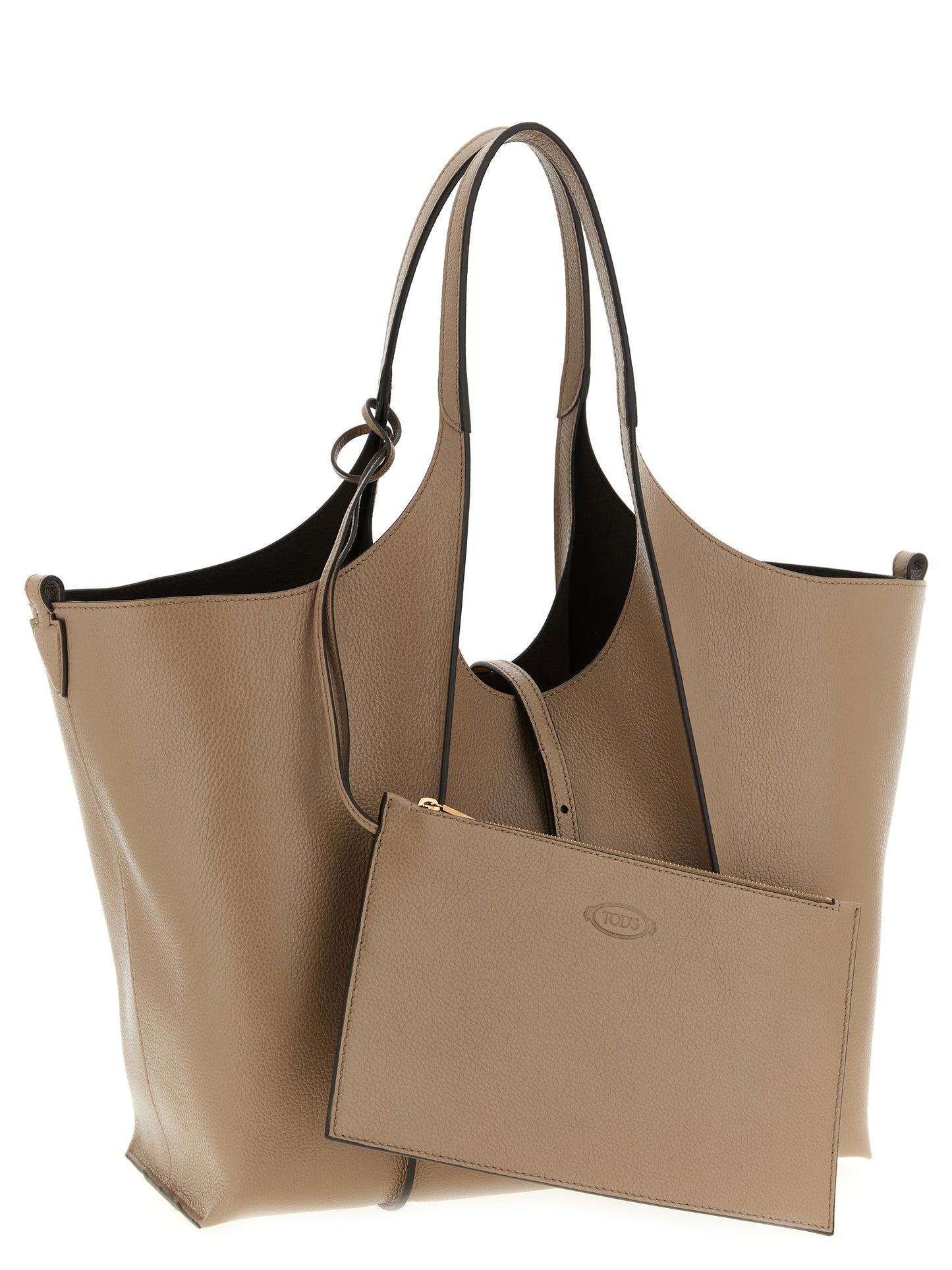 Tod's Beige Kalbsleder-Tote Bag