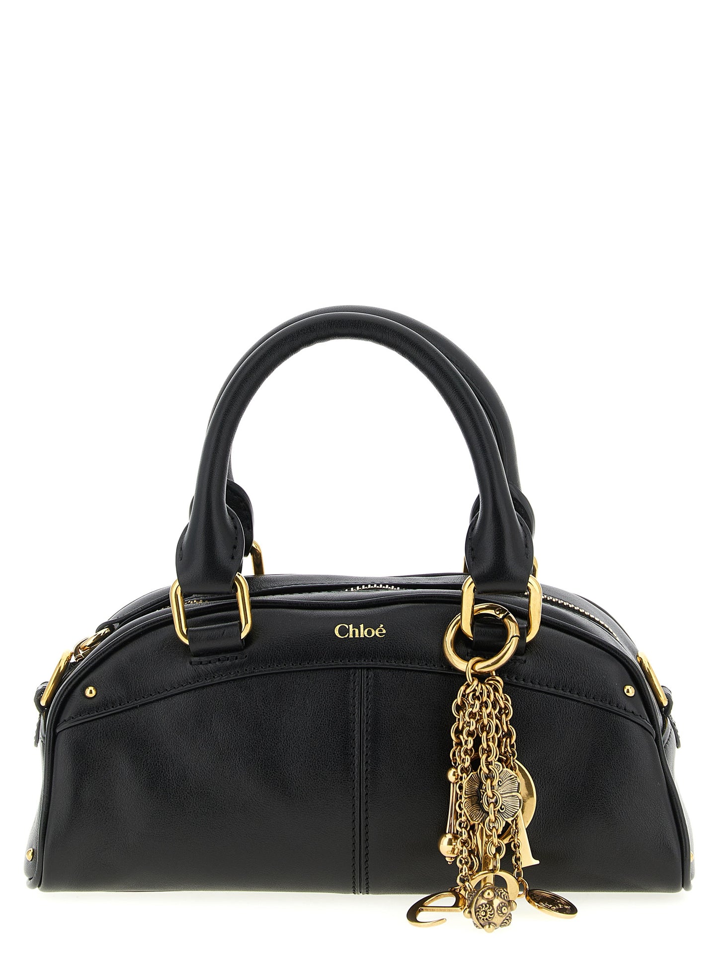 Chloé Schwarze Kalbsleder-Handtasche
