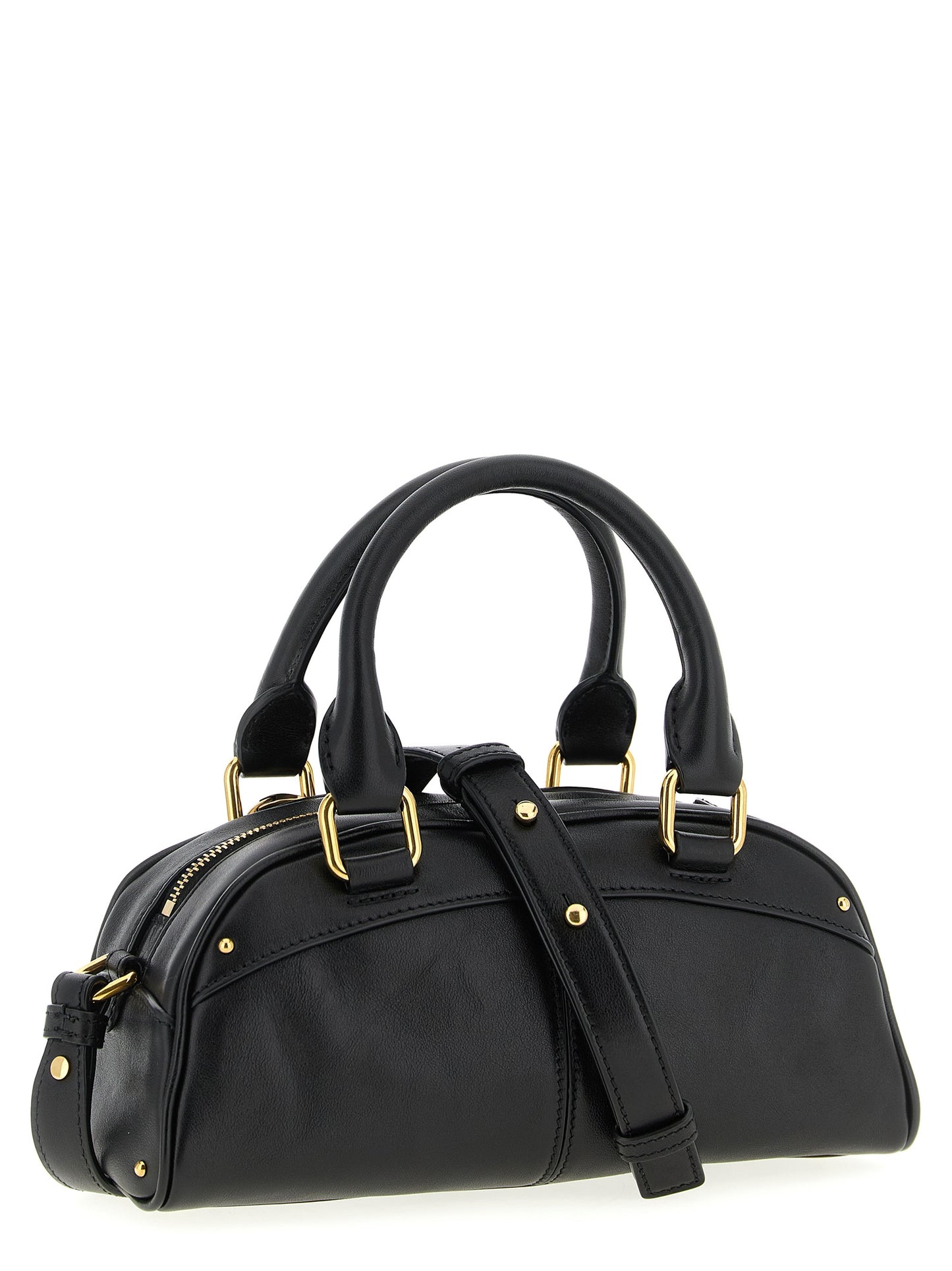Chloé Schwarze Kalbsleder-Handtasche