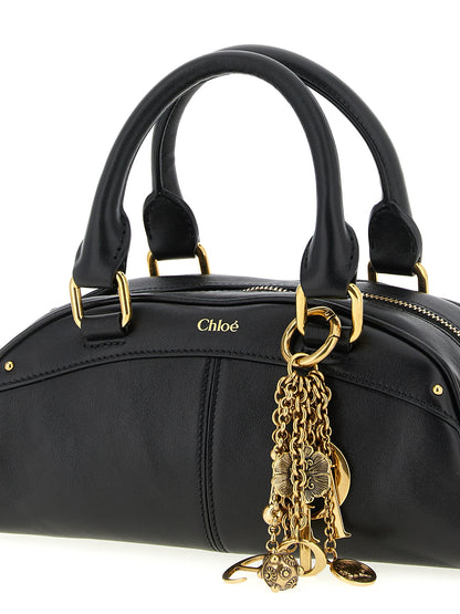 Chloé Schwarze Kalbsleder-Handtasche