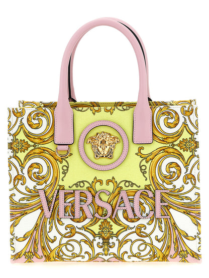 Versace Multicolor Baumwoll-Tragetasche