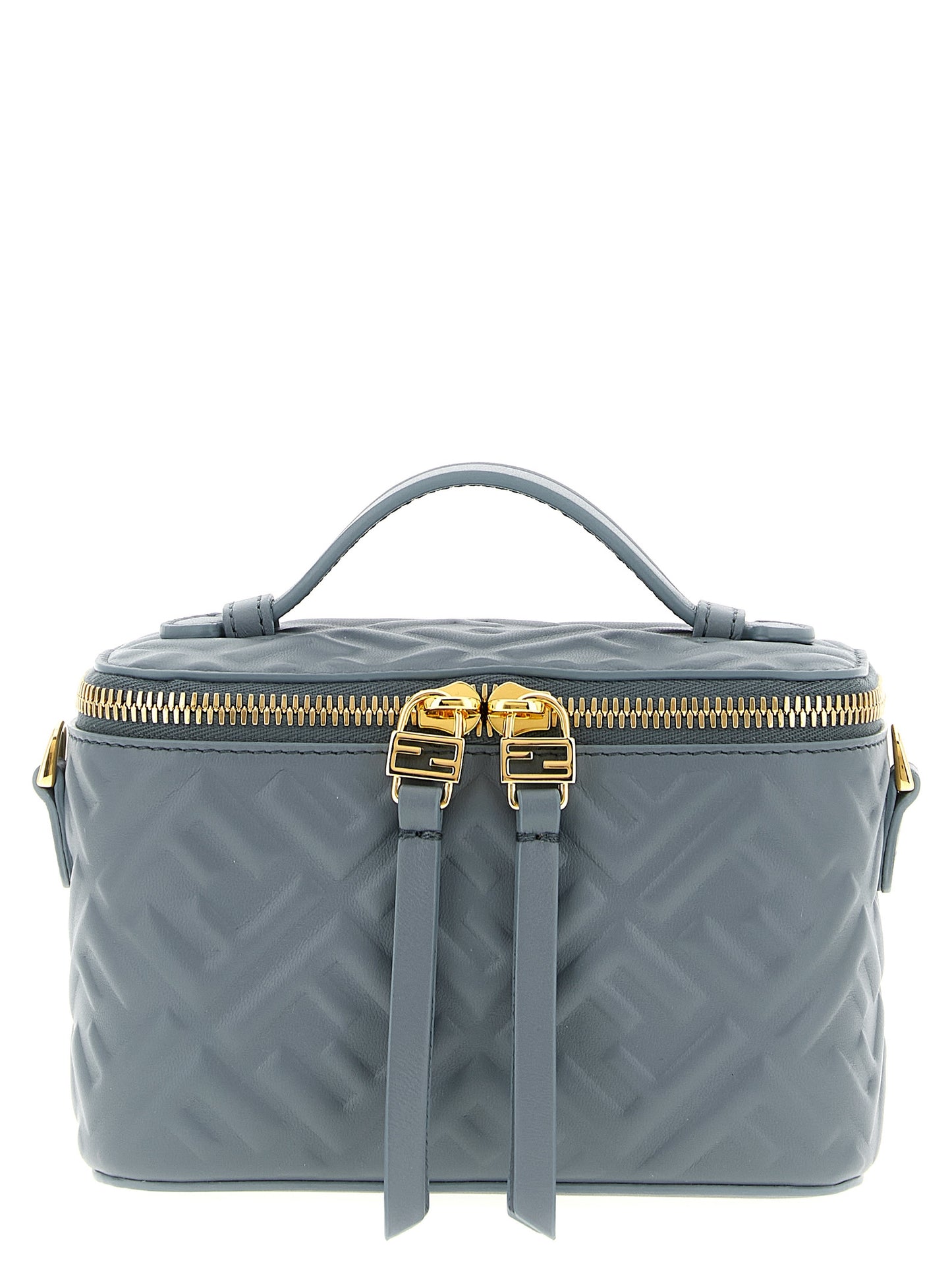 Fendi Handtasche aus blauem Lammleder