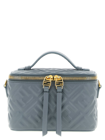 Fendi Handtasche aus blauem Lammleder