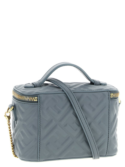 Fendi Handtasche aus blauem Lammleder