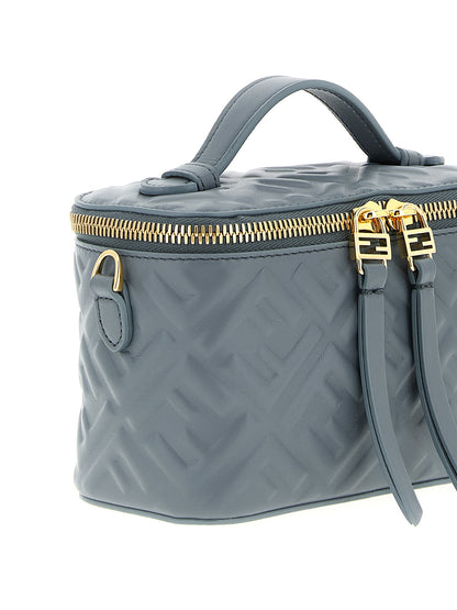 Fendi Handtasche aus blauem Lammleder