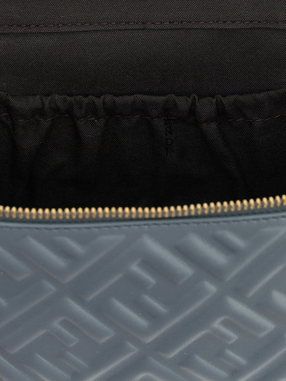 Fendi Handtasche aus blauem Lammleder