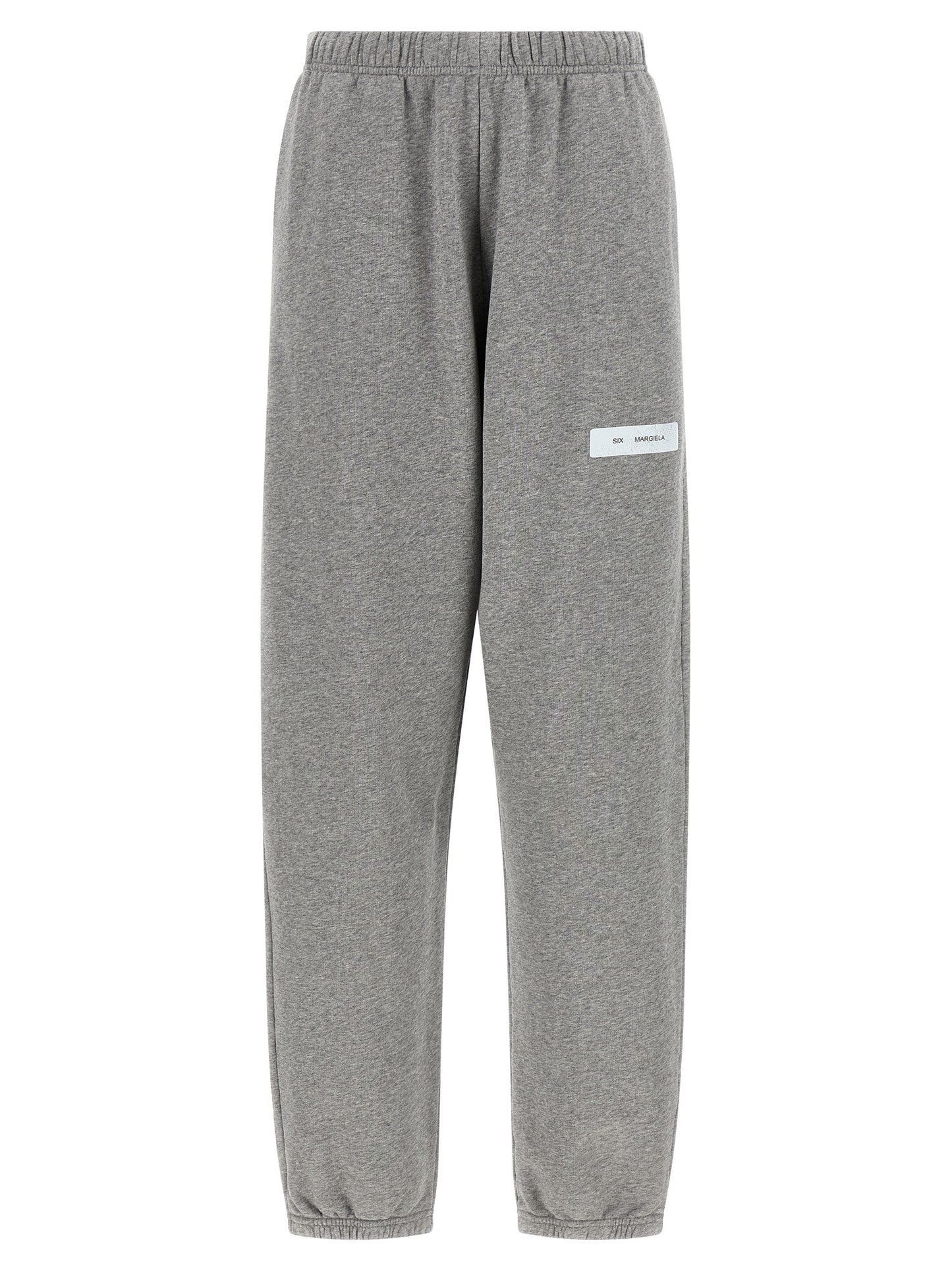 MM6 Maison Margiela Graue Baumwoll-Jogginghose (Sporthose)