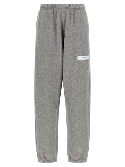 MM6 Maison Margiela Graue Baumwoll-Jogginghose (Sporthose)