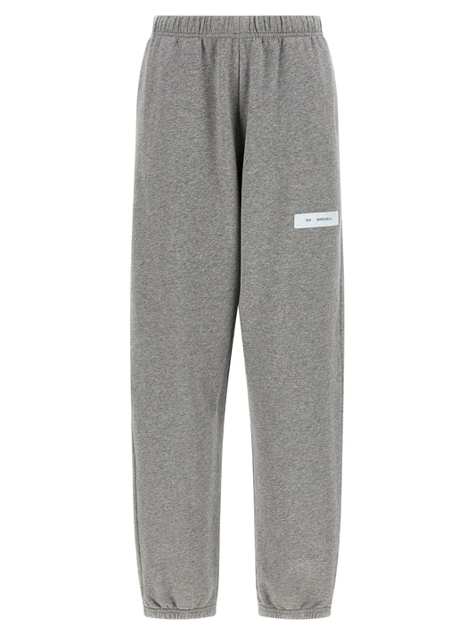 MM6 Maison Margiela Graue Baumwoll-Jogginghose (Sporthose)