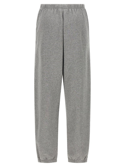 MM6 Maison Margiela Graue Baumwoll-Jogginghose (Sporthose)