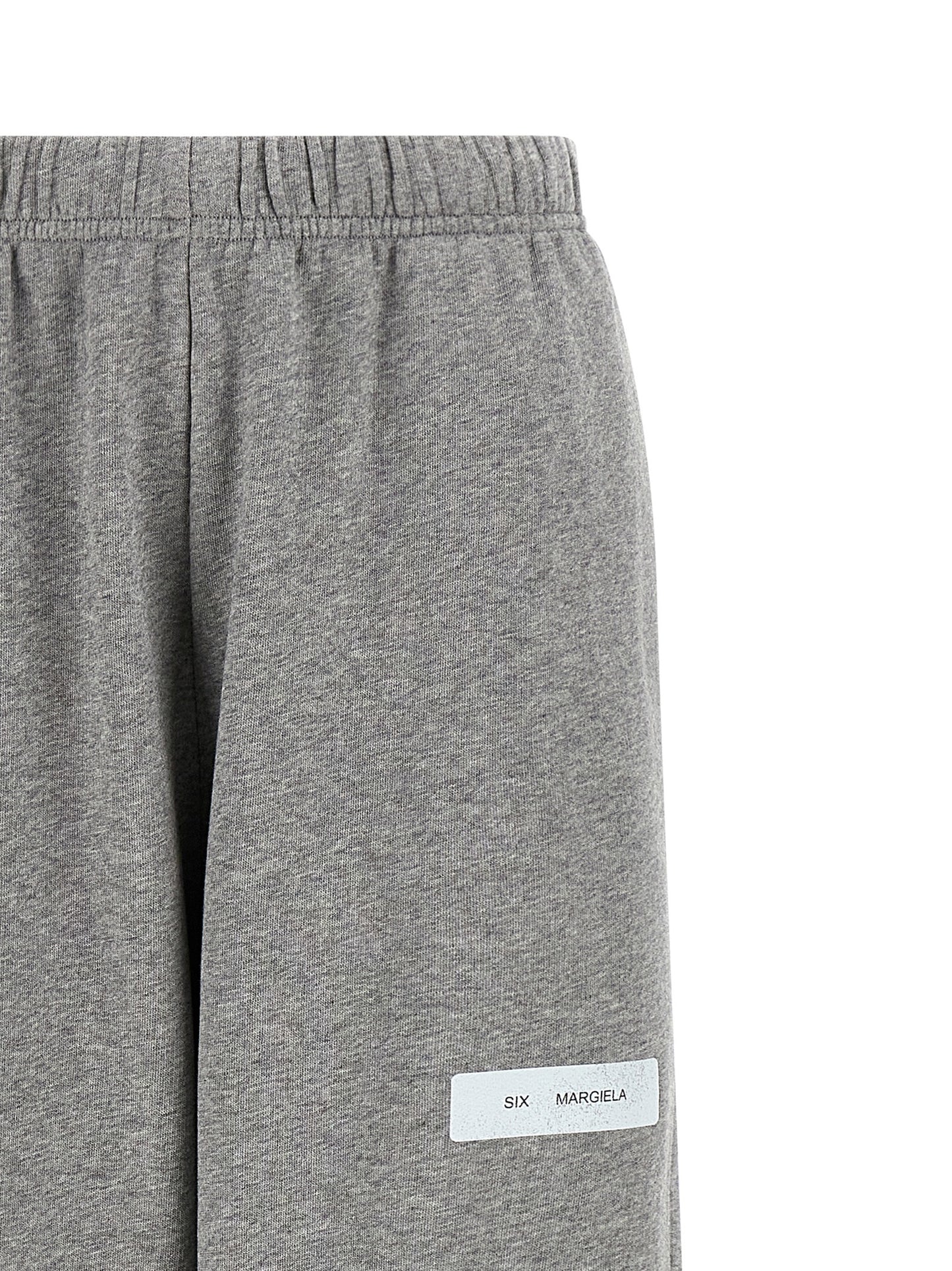MM6 Maison Margiela Graue Baumwoll-Jogginghose (Sporthose)