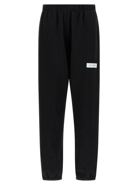 MM6 Maison Margiela Schwarze Baumwoll-Jogginghose (Trainingshose)