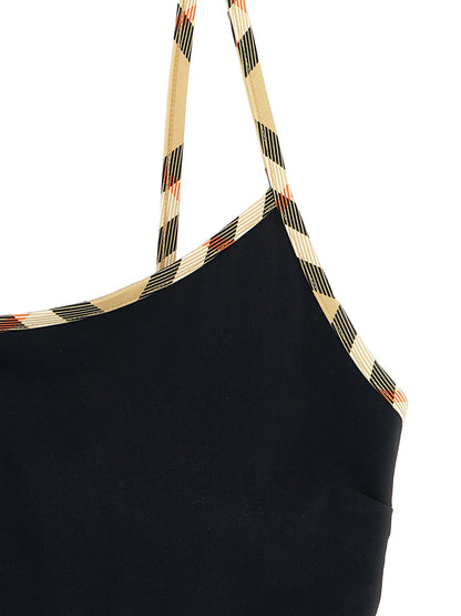 Burberry Schwarzer Bikini aus Polyamid