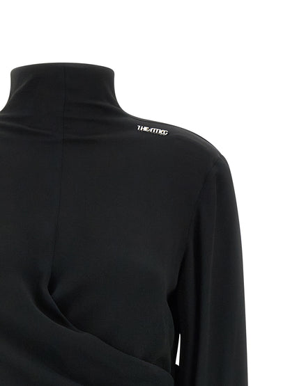 The Attico Schwarze Tanktops aus Acetat
