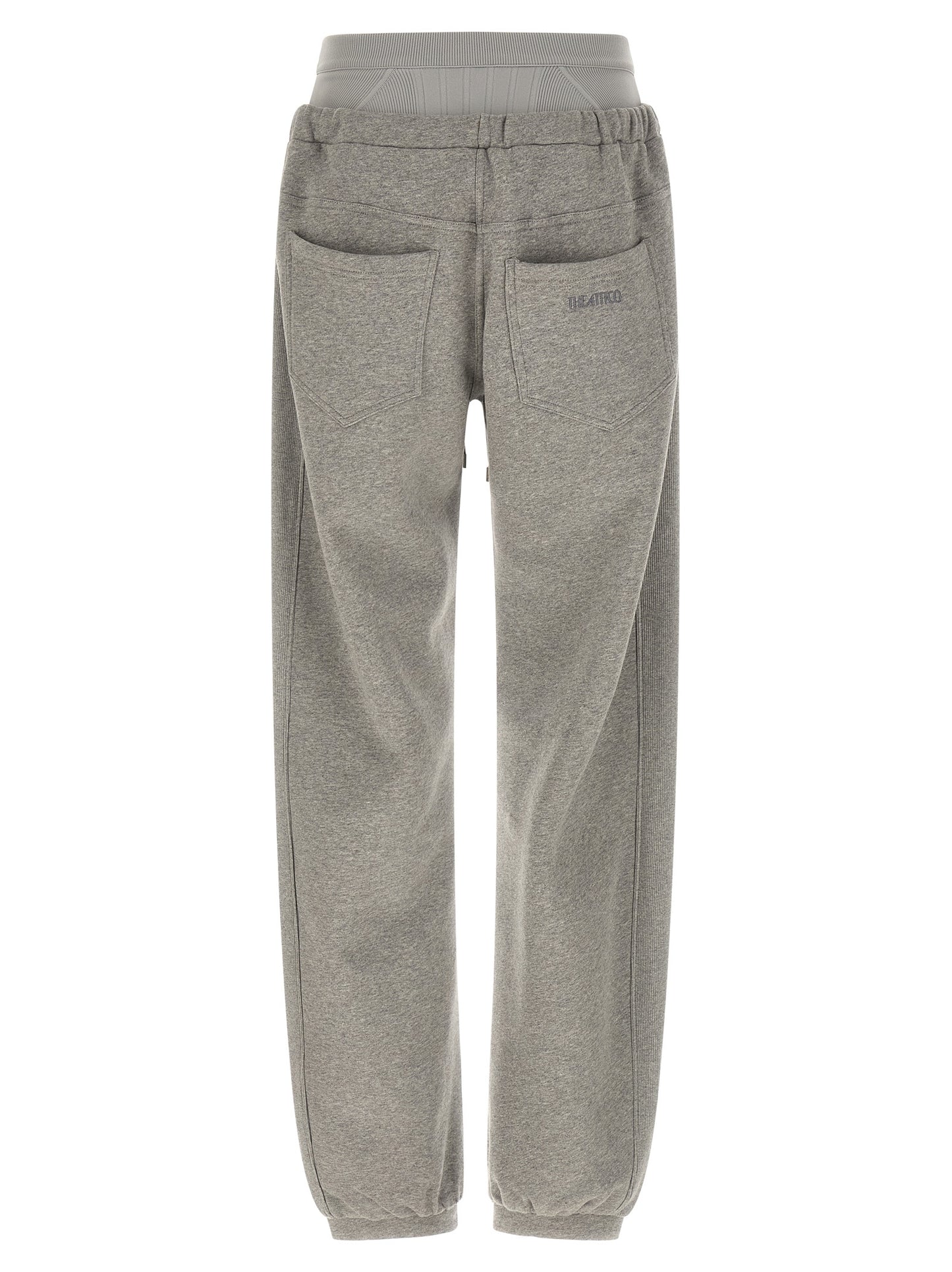 The Attico Graue Baumwoll-Jogginghose (Sporthose)