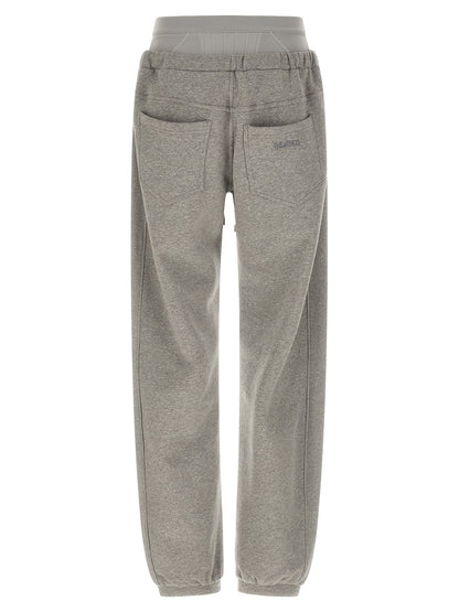 The Attico Graue Baumwoll-Jogginghose (Sporthose)