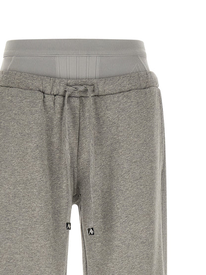 The Attico Graue Baumwoll-Jogginghose (Sporthose)