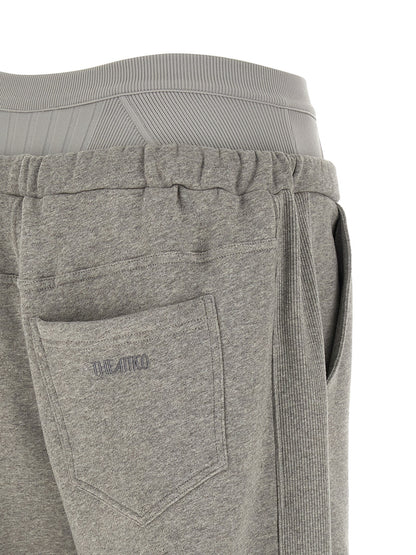 The Attico Graue Baumwoll-Jogginghose (Sporthose)