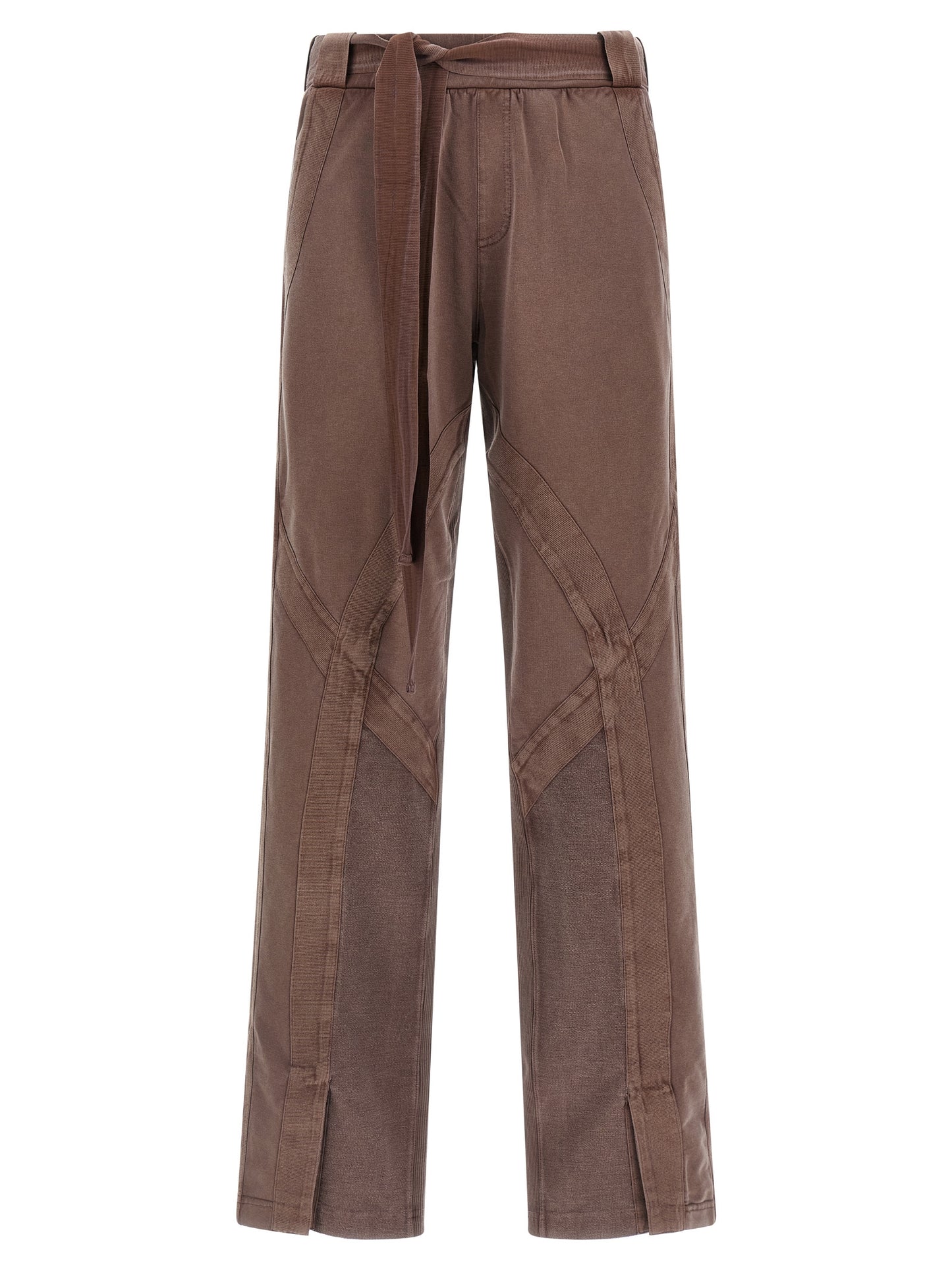 The Attico Braune Baumwollhose für die Freizeit