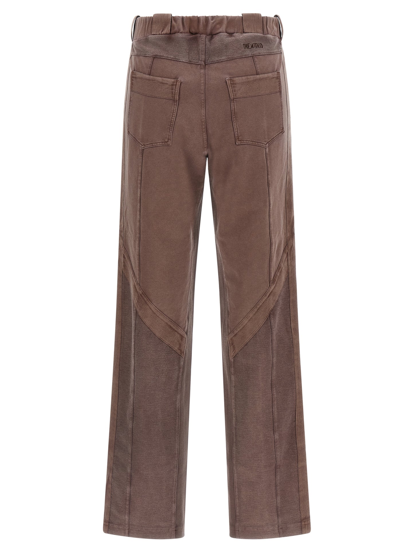 The Attico Braune Baumwollhose für die Freizeit