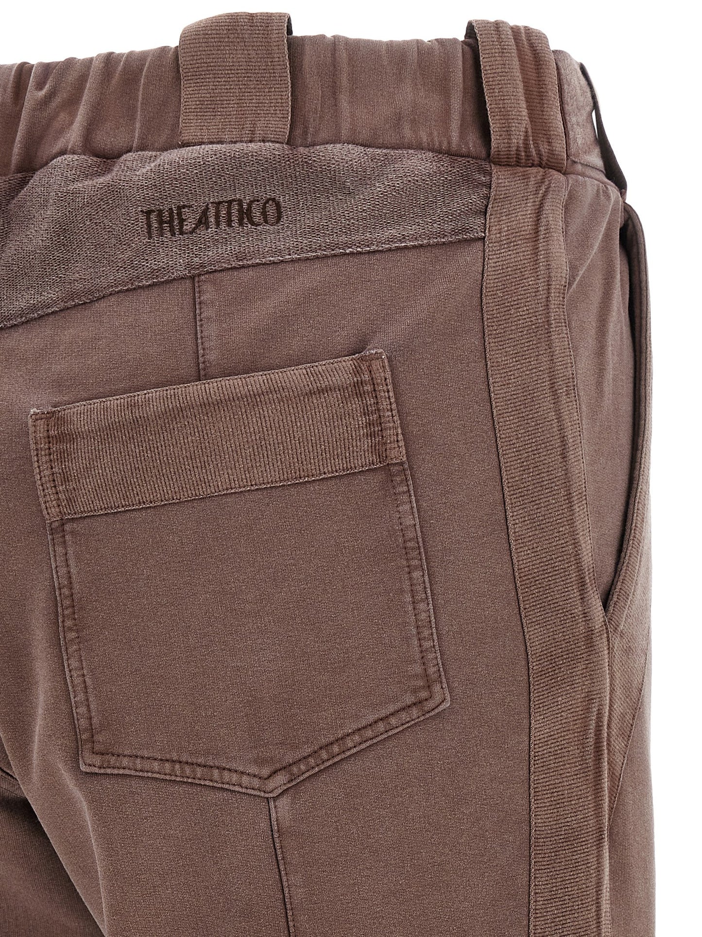 The Attico Braune Baumwollhose für die Freizeit