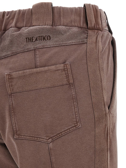 The Attico Braune Baumwollhose für die Freizeit