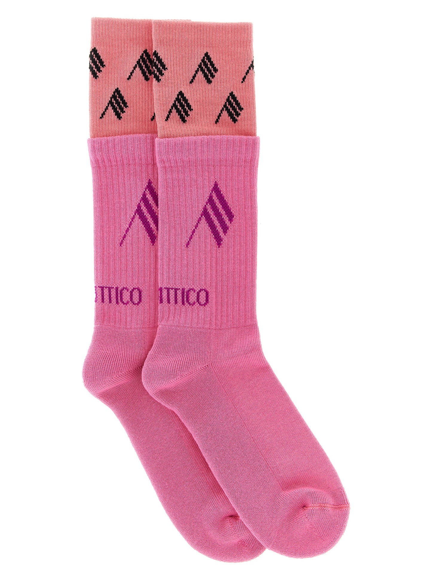 The Attico Mehrfarbige Baumwollsocken