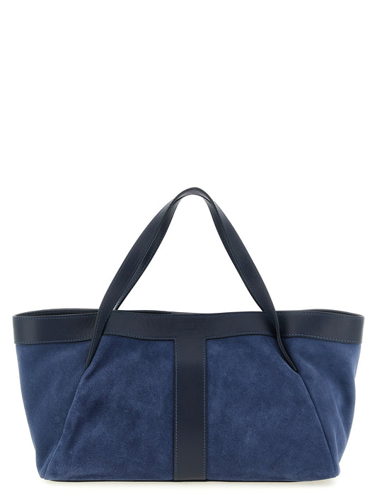 Twinset Blaue Schultertasche aus Polyethylen