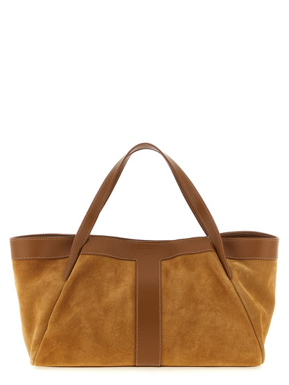 Twinset Schultertasche aus braunem Polyethylen