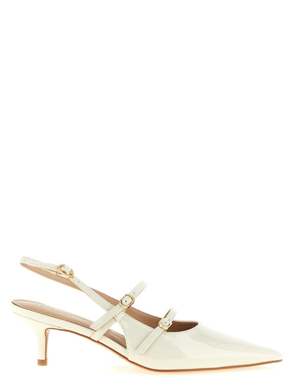 Twinset Weiße Pumps aus Polyethylen mit mittelhohem Absatz