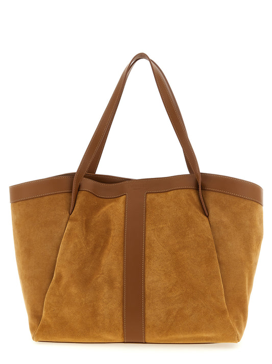 Twinset Braun Polyethylen Frauen Umhängetasche