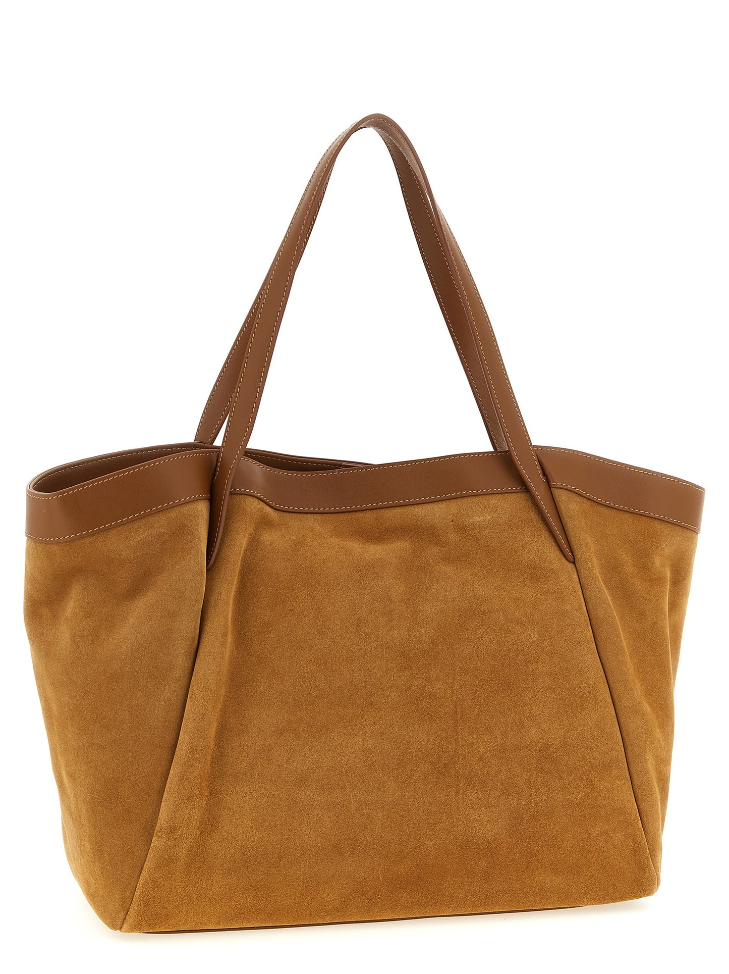 Twinset Braun Polyethylen Frauen Umhängetasche