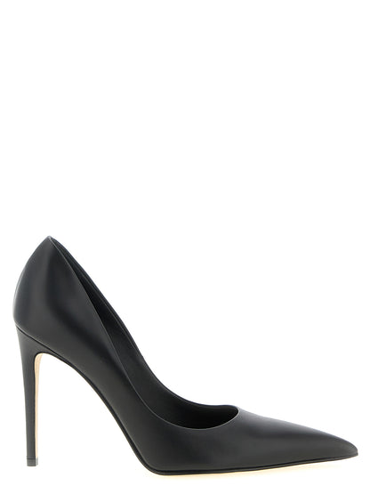 Alexander McQueen Schwarze Pumps aus Kalbsleder mit hohem Absatz