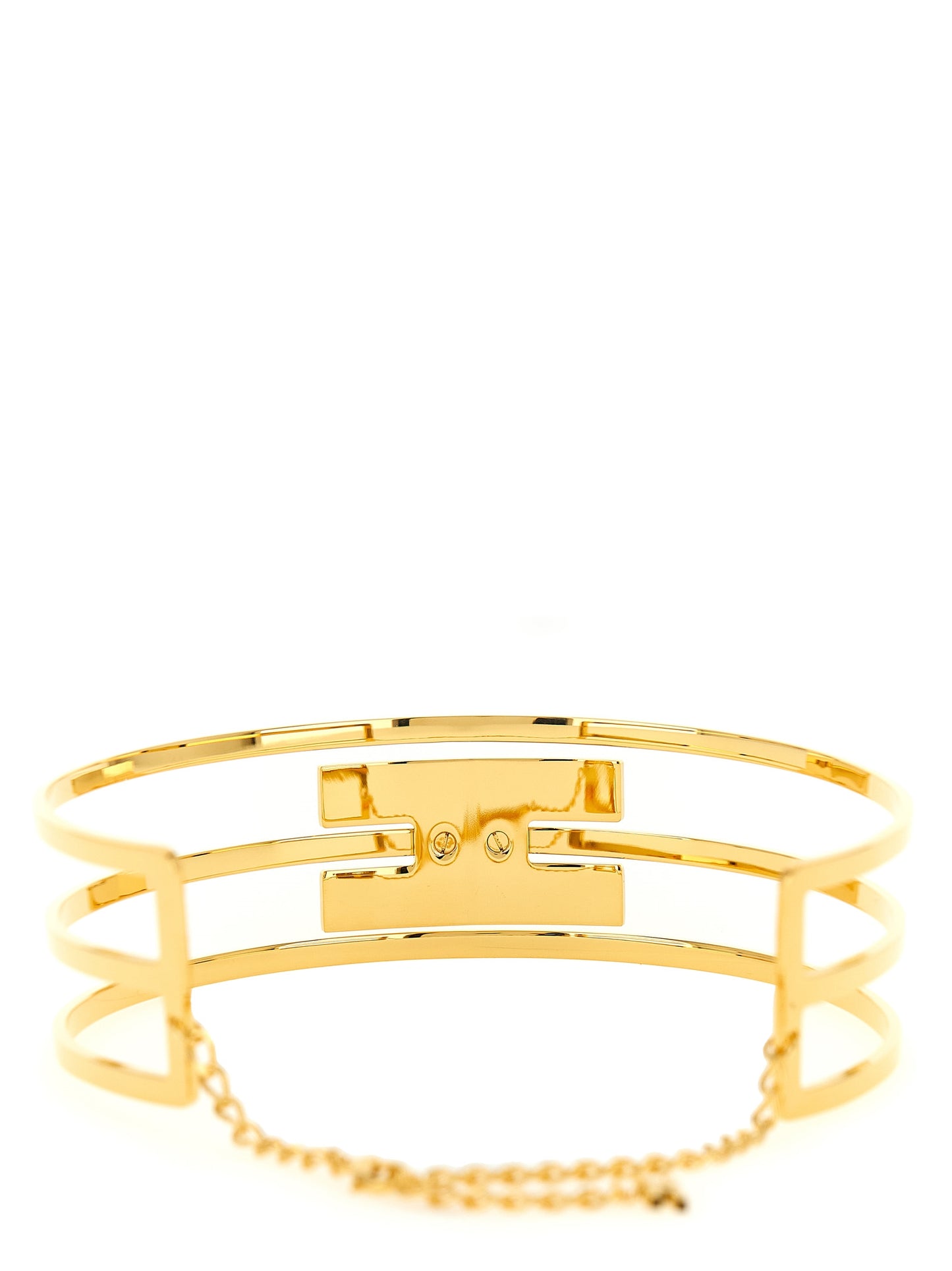 Elisabetta Franchi Goldfarbene Halskette