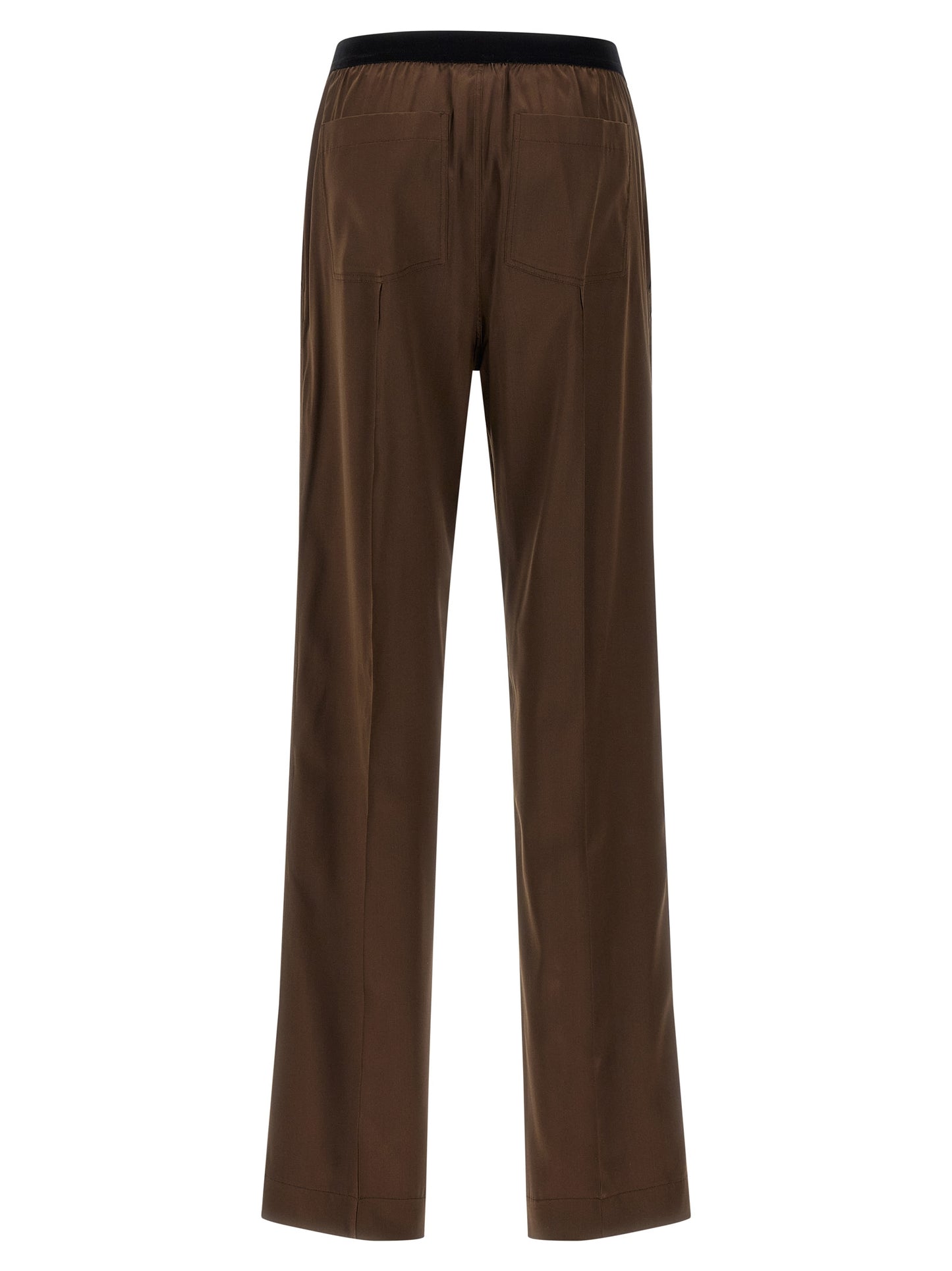 Tom Ford Braune Seidenhose Lässig