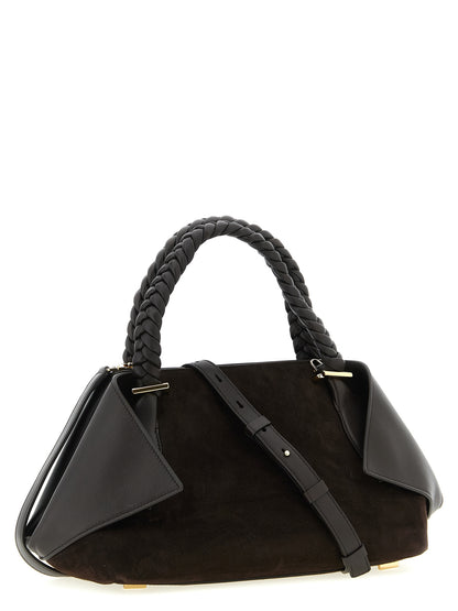 Ferragamo Braune Ziegenleder-Handtasche