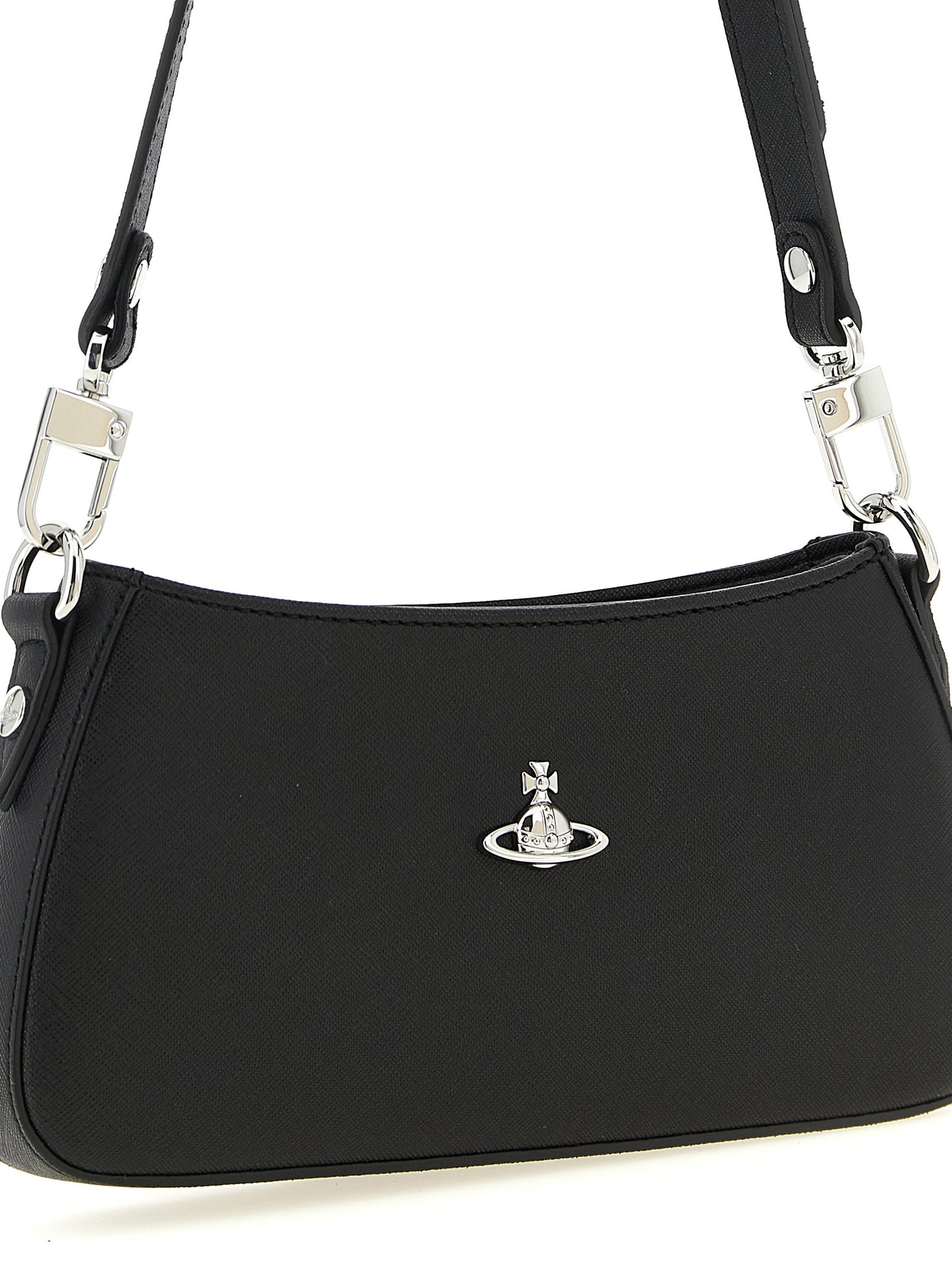 Vivienne Westwood Schwarze Schultertasche aus Polyethylen