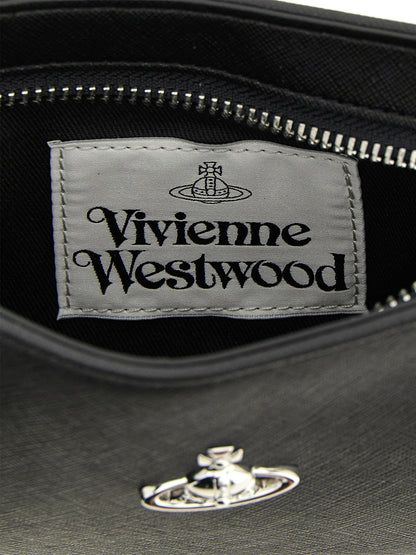 Vivienne Westwood Schwarze Schultertasche aus Polyethylen